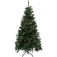 FÉÉRIC LIGHTS AND CHRISTMAS Windy Peak kunstkerstboom - 240 cm - groen - Ø 144 cm - 1104 tips - metalen voet