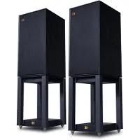 Wharfedale Linton Speakers met Luidspreker standaard - Hifi Stereo Set - Luidspreker Boxen - 3-weg Luidspreker - Set van 2 - Zwart