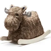 Kids Concept Rocking Elk - Hobbelpaarden Katoen Brown - 1000301