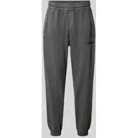 Pegador Tapered fit sweatpants met labelstitching