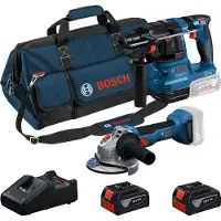 Bosch Professional GBH 18V-22 + GWS 18V-8 Combiset