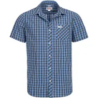 Lonsdale Overhemd 'Brixworth' blauw / zwart / wit