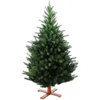 Our Nordic Christmas Kentucky kunstkerstboom - 183 cm - groen - Ø 114 cm - 1278 tips - houten voet