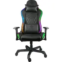 Deltaco PCH90 Gaming Stoel - Rug- en Nekkussens - RGB - Roze