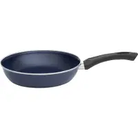 Riess Emaillepan, diameter 24 cm, kobaltblauw