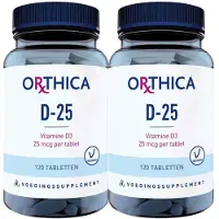 Orthica - D-25 - 2 x 120 tabletten - Voordeelverpakking