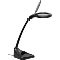 MAUL Iris led-loeplamp met voet dimbaar zwart