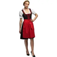 Boland - Kostuum Frau Fischer (44/46) - Volwassenen - - Bierfeest - Tirol - Oostenrijk - Alpenmeisje
