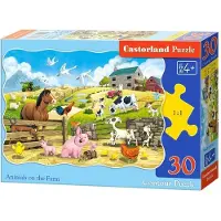 Castorland 30-delige Boerderij Dieren Puzzel voor Kinderen 4+