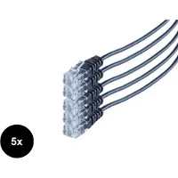 S-Impuls Telefon/-Westernkabel, Rund RJ11 Kupfer VE 5, 3m