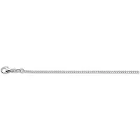 The Jewelry Collection Zilver Gerhodineerde Collier gourmet 1 1306151 45 cm