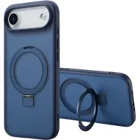 Accezz Ring Stand Backcover met MagSafe voor de Apple iPhone Air - Blauw