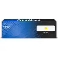 PrintAbout Toner 213X (W2132X) Geel Hoge capaciteit geschikt voor HP