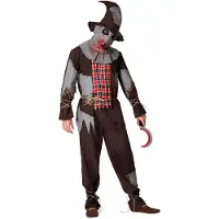 Atosa Terrifying Scarecrows Mannen Kostuum