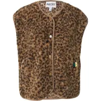 Pieces Bodywarmer 'PCKATTY' camel / donkerbeige / bruin