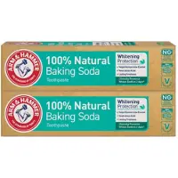 Arm & Hammer 2x Tandpasta 100% Natural White Protect 75 ml