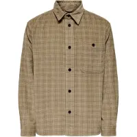 Only & Sons Overhemd 'ONSWaleed' sand / donkerbeige