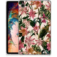 B2Ctelecom Samsung Galaxy Tab A9 Siliconen Hoesje Flowers