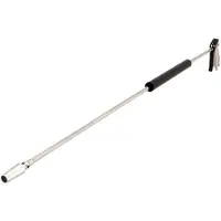 Airpress Blaaspistool aluminium | Met 2 nozzles | 120 cm lans | 1/4 buitendraad | Met insteeknippels | In blister