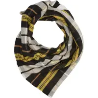 s.Oliver Sjaal camel / sand / mosterd / zwart