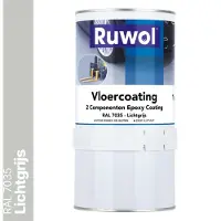 Ruwol 2K Epoxy Vloercoating Lichtgrijs (RAL 7035) 1 kg