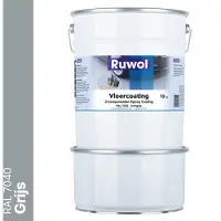 Ruwol 2K Epoxy Vloercoating Grijs (RAL 7040) 10 kg