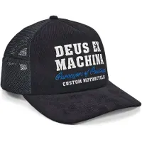 Deus Ex Machina DEUS Gumshoe Cord Trucker cap - Black