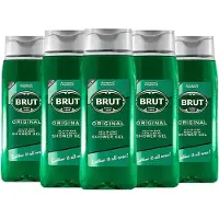 BRUT Douchegel XL Formaat - Voordeelverpakking 5 x 500 ml - 2IN1 Formule - All Over Bodywash