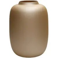 Vase the World Vaas Artic | Small | Matt Gold - Mat goud | Mond geblazen glas | Ø21 x H29 cm