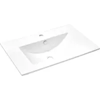 Saniclear Jena keramische wastafel 70cm met kraangat