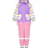 Playshoes Functioneel pak 'Einhorn' azuur / geel / lila / rosa