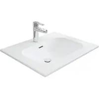 Saniclear Gera keramische wastafel 60cm met kraangat
