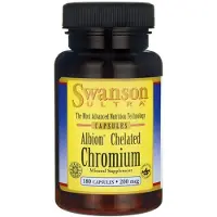 Swanson Health - Albion Gecheleerd Chroom, 200 mcg - 180 capsules