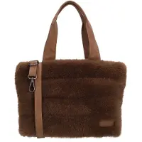 Zebra trends Bont Handtas/Schoudertas Emma Mid Bruin