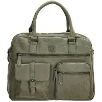 Enrico Benetti Ardèche 66585 Handtas met 15" laptopvak - Olijf groen