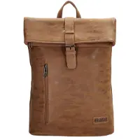 Enrico Benetti Rotterdam 66598 Laptop rugzak / businesstas rolltop rugzak 15" laptopvak- Camel