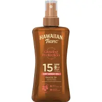 Hawaiian Tropic Spray Droge Oliën - Hawaïan Tropic - SPF 15 - 200ml - Waterproof - Gemiddelde Bescherming