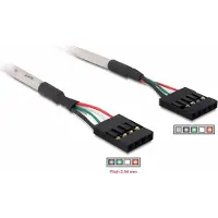 DeLOCK USB Pinheader Kabel Bu Bu 4pin/5pin 50 cm - 4-polige Pinheader vrouwel