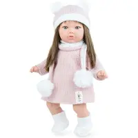 Marina & Pau Alina Soft In Case Soft Body Doll 45 Cm Roze Kinderen