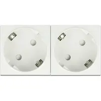 DeLOCK Veiligheidsstopcontact - Wit -