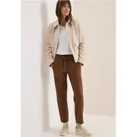 Cecil Dames Velours broek - Bruin - XXL