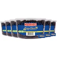 Haribo 6x Drop Manen 150 stuks