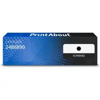 PrintAbout Toner 24B6890 Zwart geschikt voor Lexmark