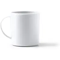 Roly 10 stuks witte herbruikbare PP mok 300 ml model Lino