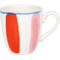 Blond Amsterdam Mini Mok Even Bijkletsen Roze / Rood 200 Ml