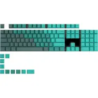 Glorious PC Gaming Race GPBT Keycaps - 115 PBT keycaps, ISO, UK layout, Rain Forest, Keycaps, Turkoois