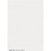 Leitz Ruiterstroken 1900 Wit Karton 25 Stuks 6 x 20,8 x 2,1 cm