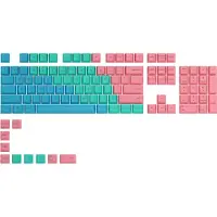 Glorious PC Gaming Race GPBT Keycaps - gemaakt van uiterst duurzaam PBT-kunststof voor aanpassing aan mechanische, Keycaps, Groen, Blauw, Roze