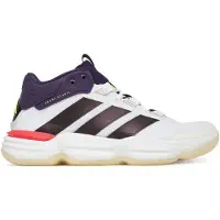 Adidas Sportschoen 'Court Stabil' grasgroen / donkerlila / zwart / wit
