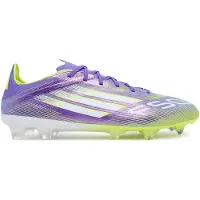 Adidas Voetbalschoen 'F50 Pro' lichtgroen / donkerlila / offwhite